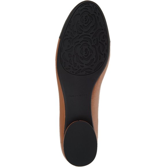 Taryn Rose Leather Cap-Toe Flats - Penelope - Picture 2 of 7